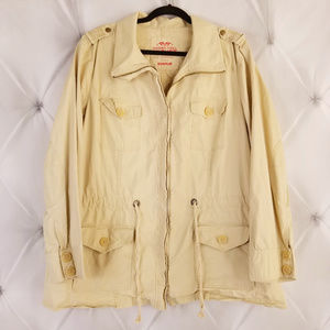 Avenue 22/24 Tan Lightweight Washed Twill Jacket